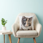 Entzückendes Kaliko-Kätzchen Kissen (Stuhl )
