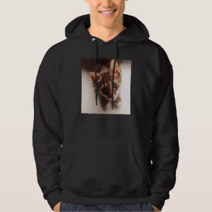 Entzückendes Kätzchen-Porträt süße Katze Hoodie