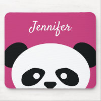 Entzückendes Kawaii Panda-Bärn-Gesichts-Rosa