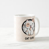 Entzückendes Kitzdesign Kaffeetasse (VorderseiteRechts)