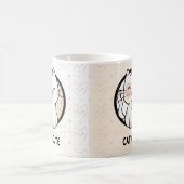 Entzückendes Kitzdesign Kaffeetasse (Mittel)