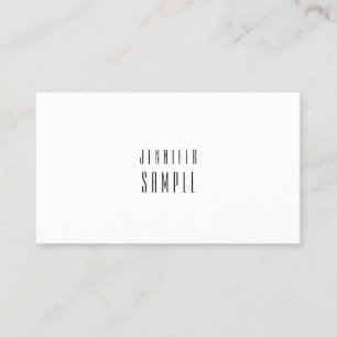 Entzückendes modernes minimalistisches Design klar Visitenkarte