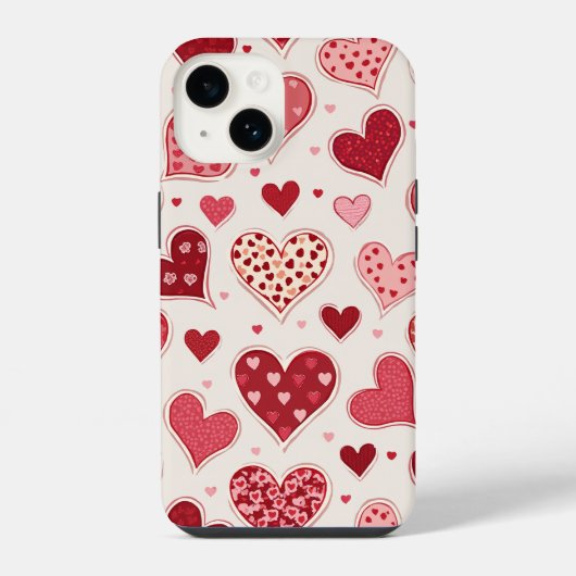 entzückendes Muster iPhone Hülle (Rückseite)
