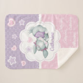 Entzückendes Name-Schlafenhäschen Sherpadecke (Vorderseite (Horizontal))