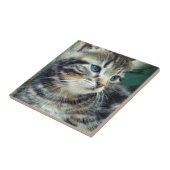 Entzückendes niedliches Kätzchen Fliese (Seite)