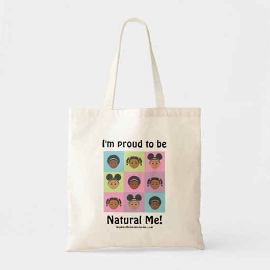 Entzückendes #Proud2BNaturalMe #Totebag Tragetasche (Vorne)