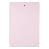 Entzückendes rosa Schleifenmuster Mini Klemmbrett (Rückseite)