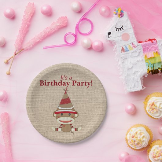 Entzückendes rustikales kundenspezifisches pappteller (Party)