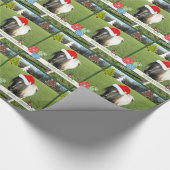 Entzückendes Sankt-Pferdefeiertags-Packpapier Geschenkpapier (Ecke)