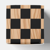 Entzückendes Schachbrett-Herz-Muster-Design Geschenkschachtel (Oben)