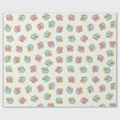 Entzückendes Schnuller-Geschlecht decken Geschenkpapier (Flach)