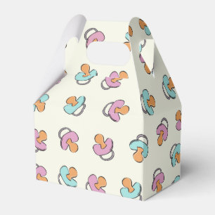 Entzückendes Schnuller-Geschlecht decken Geschenkschachtel