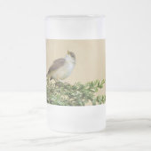 Entzückendes Spatzen-Vogel-Foto Mattglas Bierglas (Mittel)
