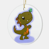 Entzückendes T-Rex Keramikornament (Links)