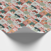 entzückendes Tierdesign Geschenkpapier (Ecke)