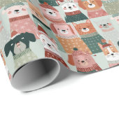 entzückendes Tierdesign Geschenkpapier (Rolleneckpunkt)