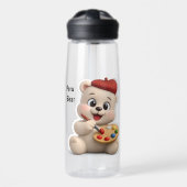 Entzückendes und süßes Teddybär-Design Trinkflasche (Vorne)
