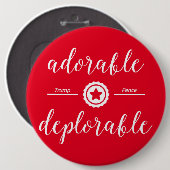 Entzückendes verurteilungswürdiges politisches button (Vorne & Hinten)