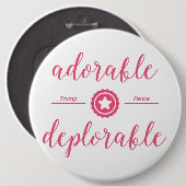 Entzückendes verurteilungswürdiges politisches button (Vorne & Hinten)