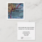 Entzug: Wir haben eine neue Adresskarte übertragen Begleitkarte (Vorne/Hinten)