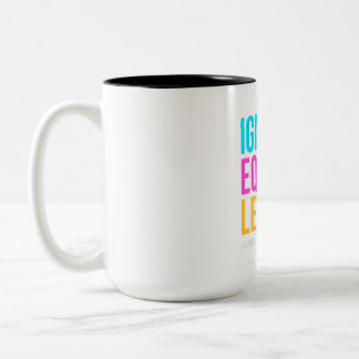 entzünden, ausrüsten, führen zweifarbige tasse
