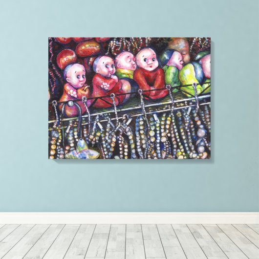 entzünden leinwanddruck (Insitu (Holzboden))