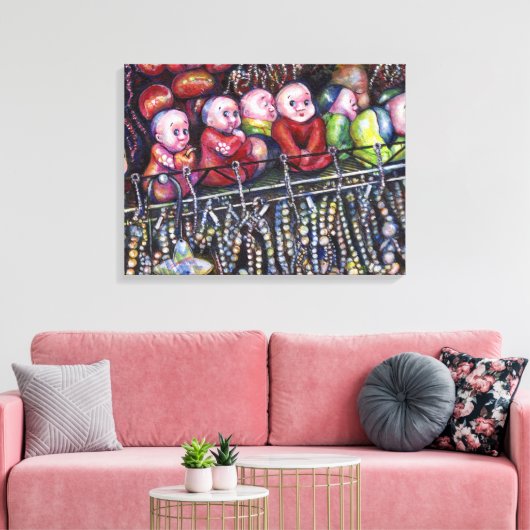 entzünden leinwanddruck (Insitu (Wohnzimmer))