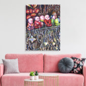 entzünden leinwanddruck (Insitu (Wohnzimmer))
