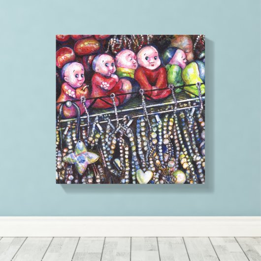 entzünden leinwanddruck (Insitu (Holzboden))