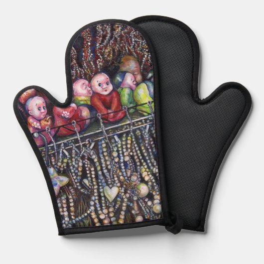entzünden ofenhandschuh (Vorderseite/Rückseite)