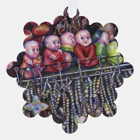 entzünden ornament karte (Vorderseite)