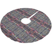 entzünden polyester weihnachtsbaumdecke (Schrägansicht)