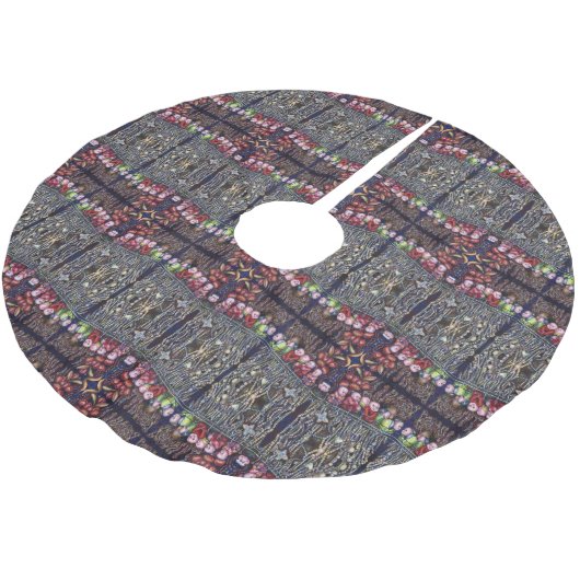 entzünden polyester weihnachtsbaumdecke (Schrägansicht)