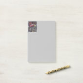 entzünden post-it klebezettel (Auf Schreibtisch)