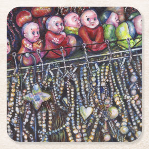 entzünden rechteckiger pappuntersetzer