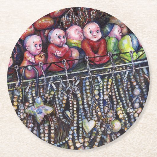 entzünden runder pappuntersetzer (Vorderseite)