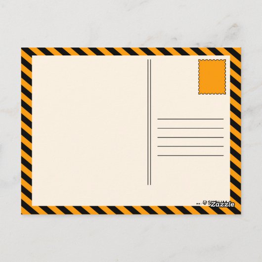 entzündet postkarte (Rückseite)