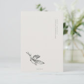 Envelope Insert Enclosure Card- Dark Academia  (Stehend Vorderseite)