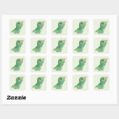 ENVELOPE SEAL STICKER : BABY DINOSAUR (Blatt)
