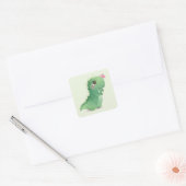 ENVELOPE SEAL STICKER : BABY DINOSAUR (Umschlag)