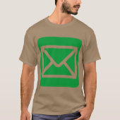 Envelope Sign - Grass Green T-Shirt (Vorderseite)