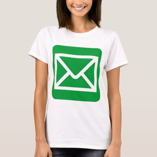 Envelope Sign - Grass Green T-Shirt (Vorderseite)