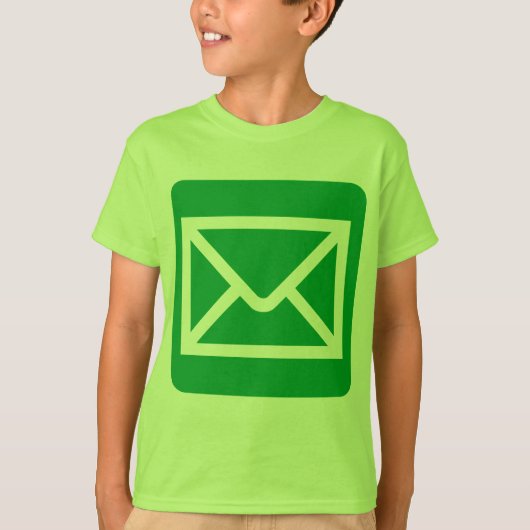 Envelope Sign - Grass Green T-Shirt (Vorderseite)