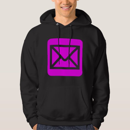 Envelope Sign - Magenta Hoodie (Vorderseite)