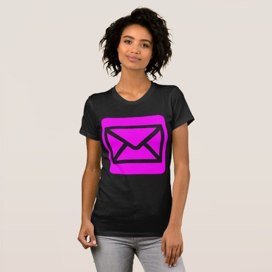 Envelope Sign - Magenta T-Shirt (Vorne ganz)