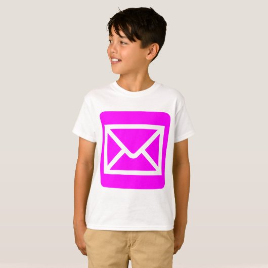 Envelope Sign - Magenta T-Shirt (Vorne ganz)