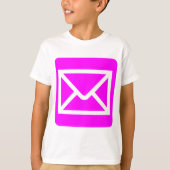 Envelope Sign - Magenta T-Shirt (Vorderseite)
