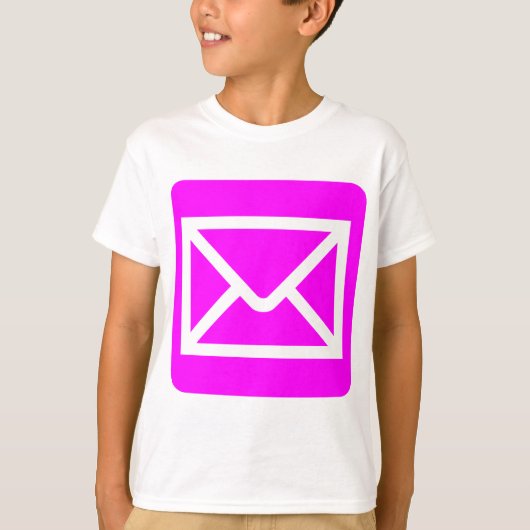 Envelope Sign - Magenta T-Shirt (Vorderseite)