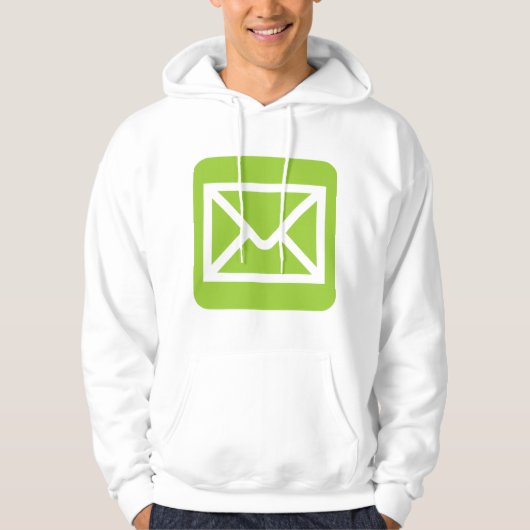 Envelope Sign - Martian Green Hoodie (Vorderseite)