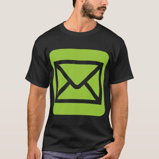 Envelope Sign - Martian Green T-Shirt (Vorderseite)